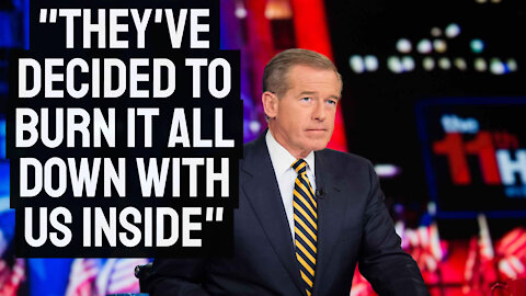 Brian Williams as He Quits: They’re Burning Down USA