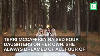 4 Daughters Give Single Mom Gift for Christmas 12 Years in the Making