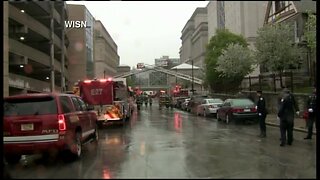 Procession for fallen firefighter