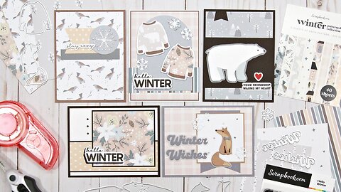 Scrapbook.com | Winter Collection | 5 Cards 1 Collection