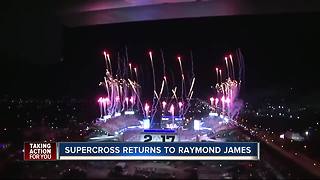 Supercross is coming to Tampa's Raymond James Stadium in 2018