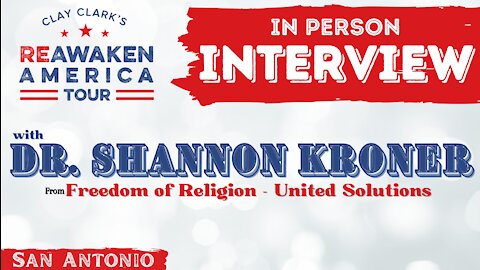 Live Interview (11/11) @San Antonio: Dr. Shannon Kroner - Military Vax Mandates & National Security