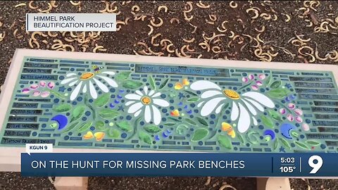 Tucson Midtown Search for Missing Himmel Park Benches