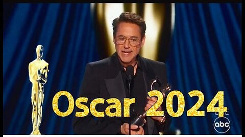 Oscar award show 2024 |RDJ win Oscar | best New video