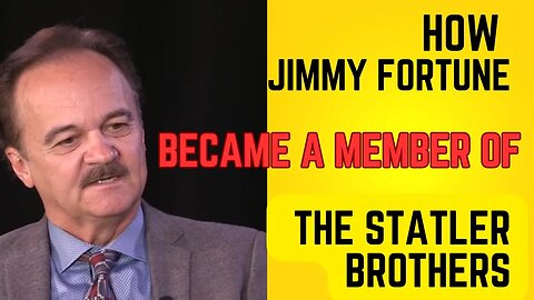 How Jimmy Fortune Became a Member of the Statler Brothers