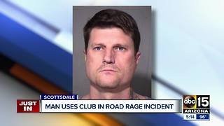 Man accused of beating victim’s car after Scottsdale road rage incident