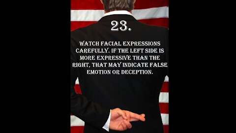 Deception Tip 23 - Left Side - How To Read Body Language