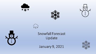 Snowfall Forecast for North Texas
