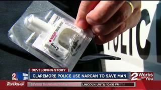 Claremore police used Narcan nasal spray for first time to save man from apparent heroin overdose