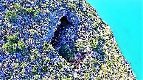 Drone captures one of the oldest prehistoric caves in Europe