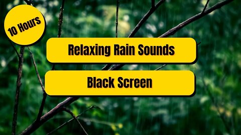 10 Hours of Relaxing Rain Sounds for Sleep