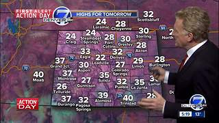 Tuesday evening forecast