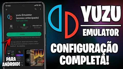 YUZU MOBILE CHEGOU NA PLAY STORE! | Como Configurar o Yuzu Emu para ANDROID! | Yuzu Switch