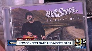 Bob Seger concert rescheduled in the Valley, fans still want their money back