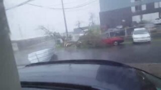 Furacão Maria causa destruição em Porto Rico