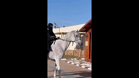 arab women riding horse 2