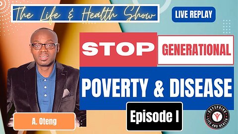 How to Stop Generational Poverty and Disease #droteng
