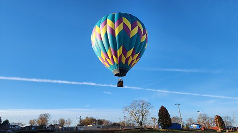Autumn flight in a Hot Air Balloon