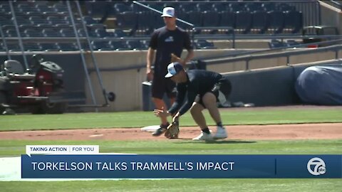 Trammell spending time with Tigers top prospect Torkelson