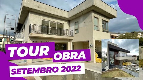 Tour da Obra #6 - Casa de 431m² em construção na Granja Viana - Status em Setembro/2022