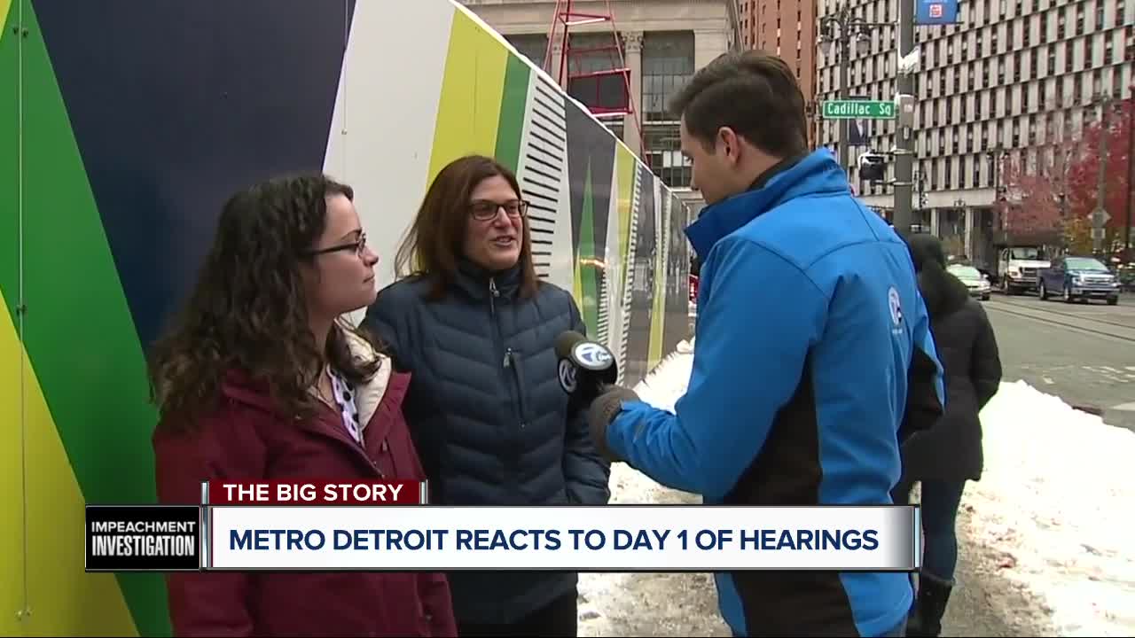Metro Detroiters have mixed feelings about public Trump inquiry hearings