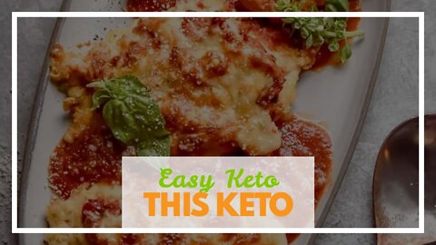 Easy Keto Chicken Parmesan, baked + crazy crunchy