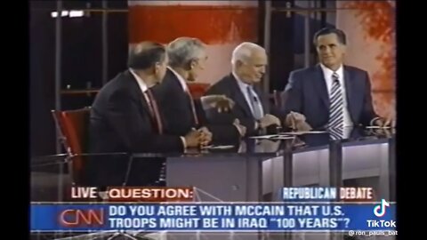 Ron Paul, Romney & McCain debate...Reagan Library