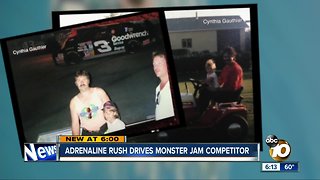 Adrenaline rush drives Monster Jam competitor