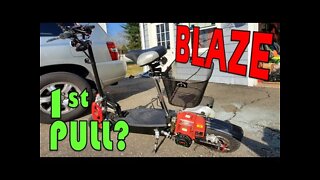 BLAZE 49cc Scooter 1st Startup After Winter