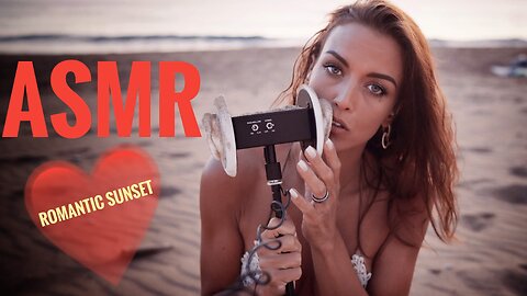 ASMR Gina Carla ❤️ Sunset Beach Sounds! Greece Edition