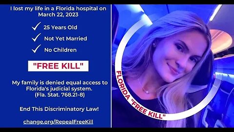 Florida's Hidden "Free Kill Law" | A GRIEVING Mother Tells Us How Hospitals Have To Much POWER