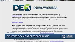 Florida DEO e-mail scam is making the rounds as the second wave of stimulus checks go out