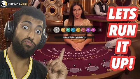 WE LIVEEE BBY! Q&A & BLACKJACK 18+ | FORTUNEJACK