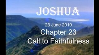 Joshua 23 Call to Faithfulness