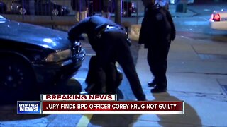 Jury finds Buffalo police officer Corey Krug not guilty of civil rights charges in 2014 incident