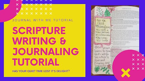 Scripture Writing & Journaling Tutorial