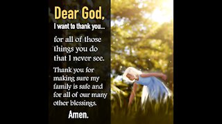 Dear God, I Want To Thank You... [GMG Originals]