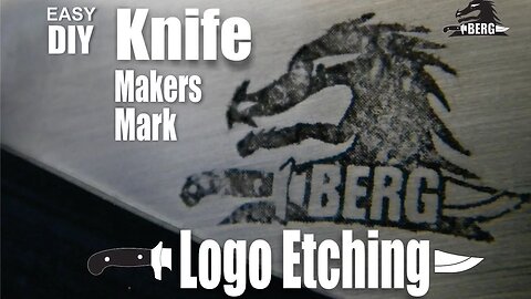 DIY Knife Makers Mark Etching and logo design