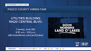 Pasco County's Human Resources Department hosting job fair in Lake O' Lakes