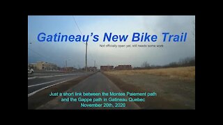 Gatineau's new bike path link