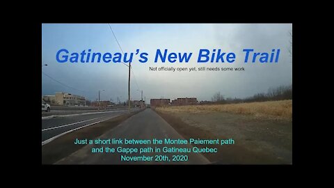 Gatineau's new bike path link