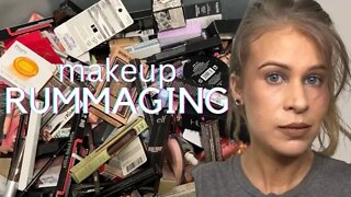 TRY-ON | makeup rummage pile | melissajackson07