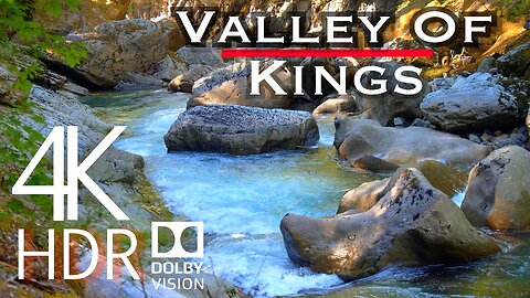 Dolby Vision HDR Relaxing Nature Video "Valley Of Kings" Captivating Theta Vibes