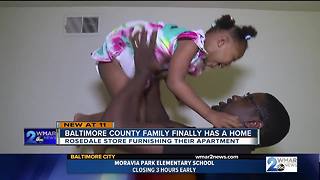 Once homeless family finally has home to call their own