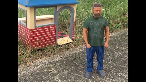 Personalized 3D Figure from a Scan "Pizza Guy Joe"