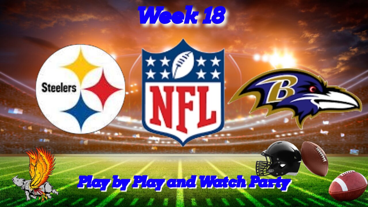 Pittsburgh Steelers Vs Baltimore Ravens Live Reaction, Play by Play