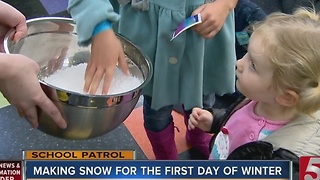 School Patrol: Snow Bubbles At Family Lab