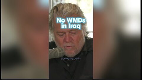 Steve Bannon: The Military Industrial Complex Lied To You About Iraq - 4/20/24