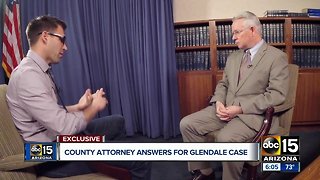 County attorney Bill Montgomery answers questions about Glendale tasing case