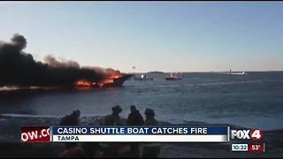 Casino Shuttle Boat Catches Fire